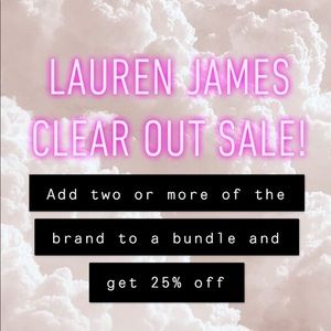 SALE! Lauren James Clear Out